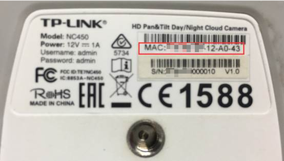 Product label.