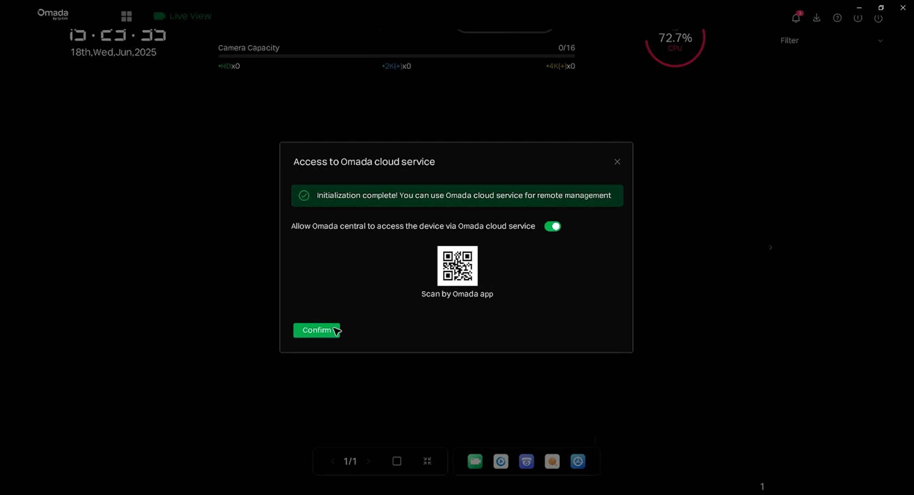 Alt text: Step to set cloud service.