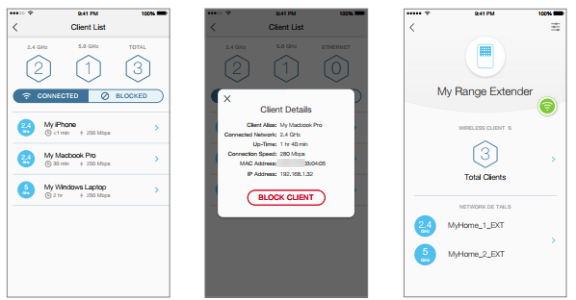 View wireless clients.