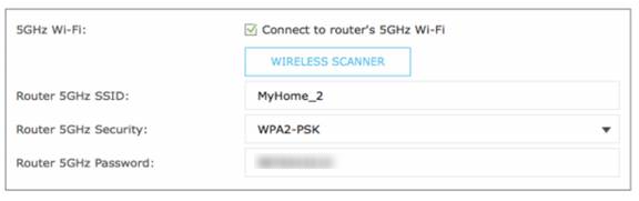 Connect host 5G Wi-Fi.