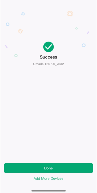 Alt text: Initialization complete page.
