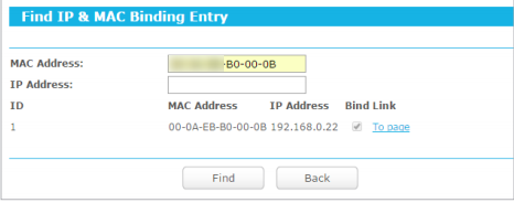 Find entry.