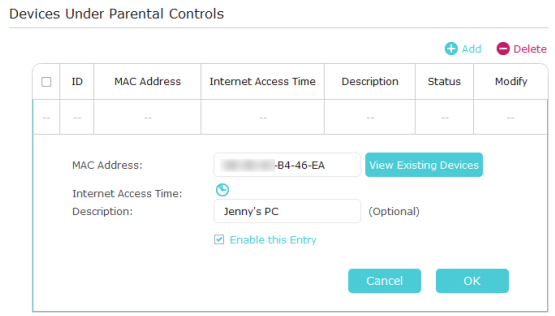Add entry.