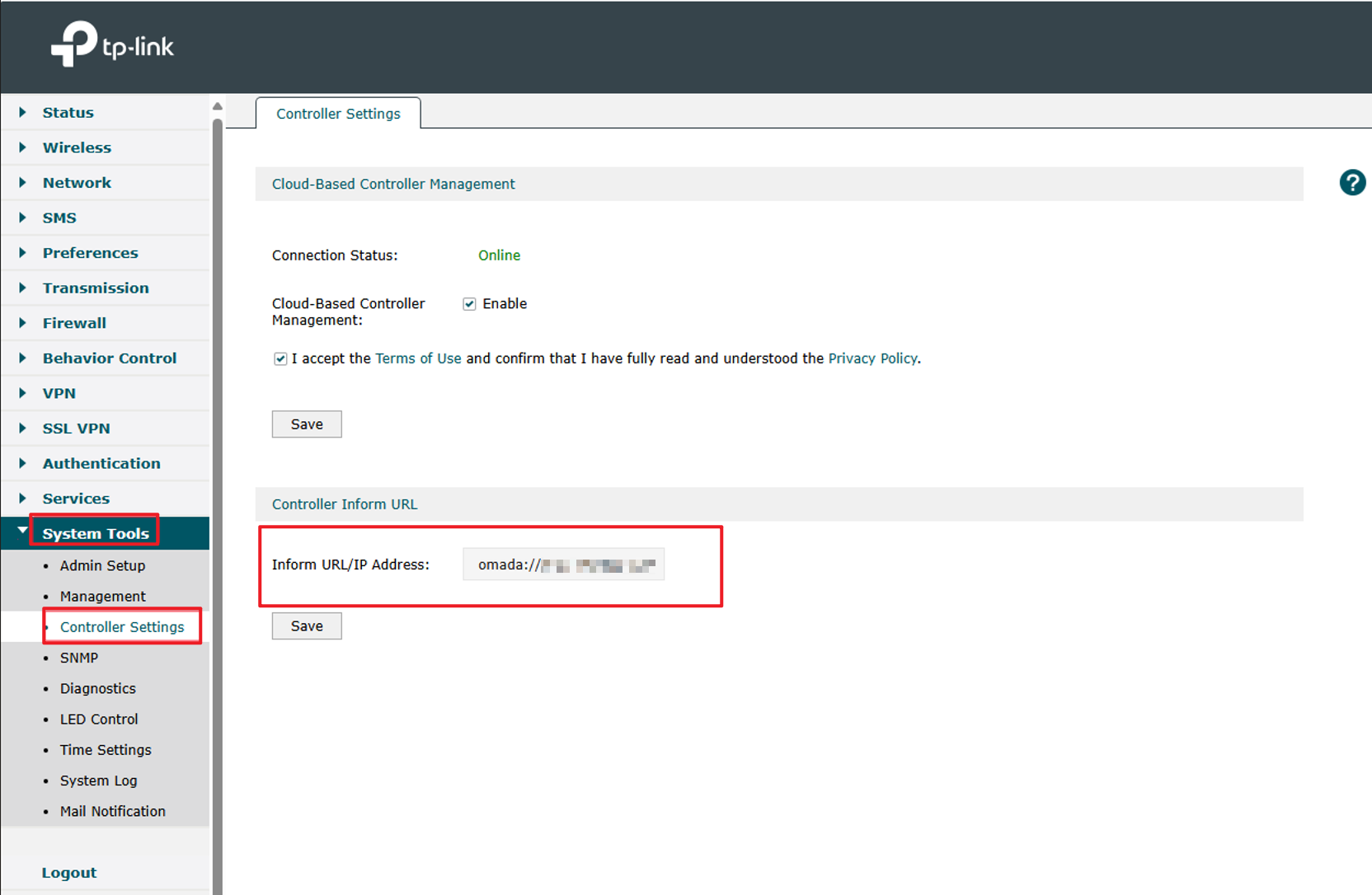 Alt text: Shows the location where the site URL needs to be pasted.