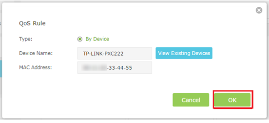 Click OK.