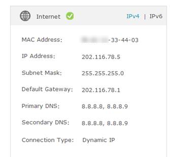 Internet section.
