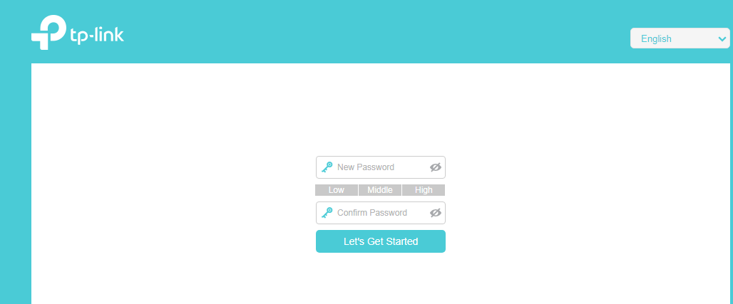 Login page.