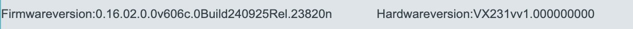 Anzeige der Firmware-Version