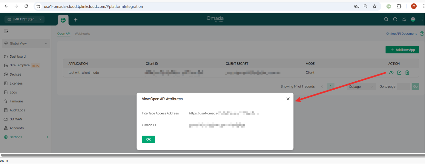 Open API Attributes.