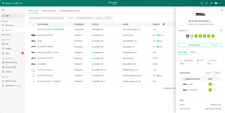 New gateway drawer page.