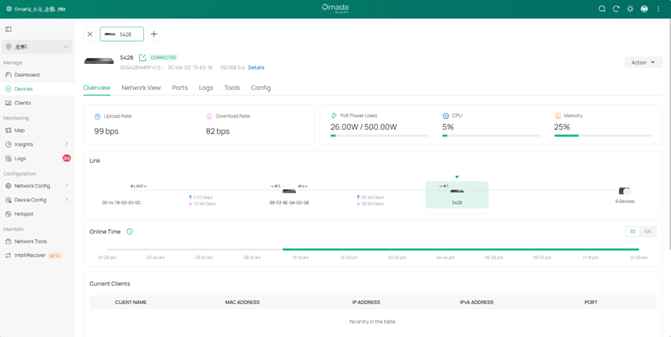 New switch full-detail page.