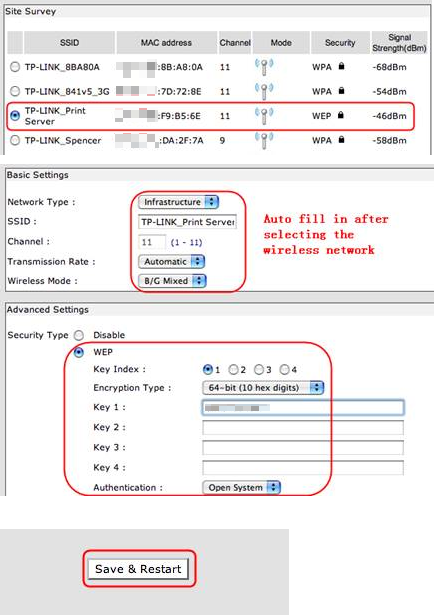 Set Wireless Security.