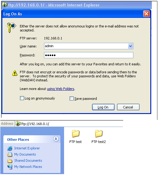 Microsoft Internet Explorer page.