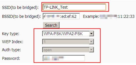 Wireless security page.