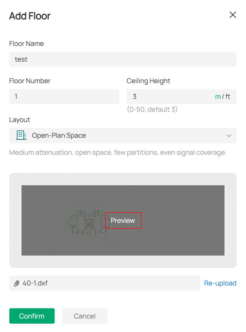 Edit variables related to the floor.