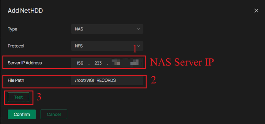 Configure and test Net HDD.