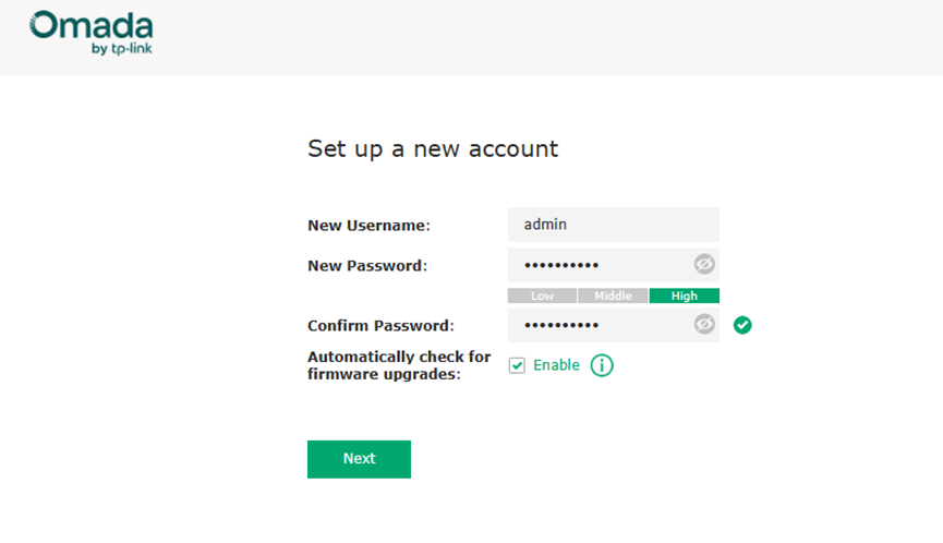 Log-in page of an EAP’s standalone Web UI.