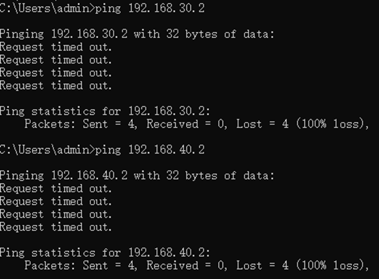Clients cannot access switches and APs.