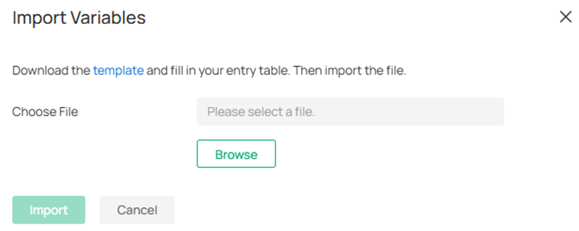 Show the batch upload entries through template page.