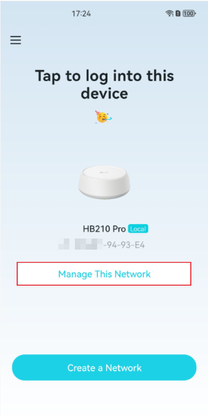 Manage This Network.