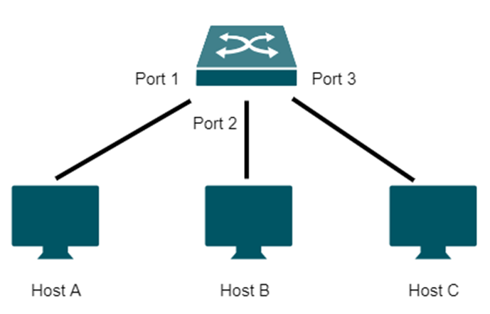 Screenshot of a network topology is shown as an example.
