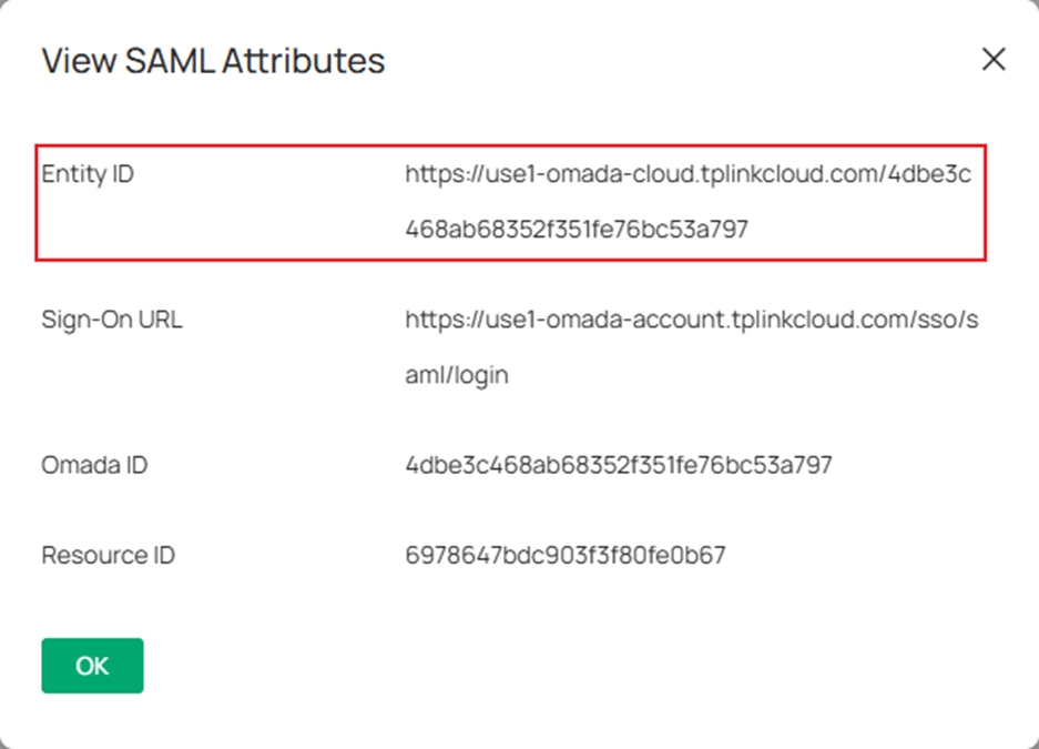 Check Entity from Controller’s SAML Attributes.