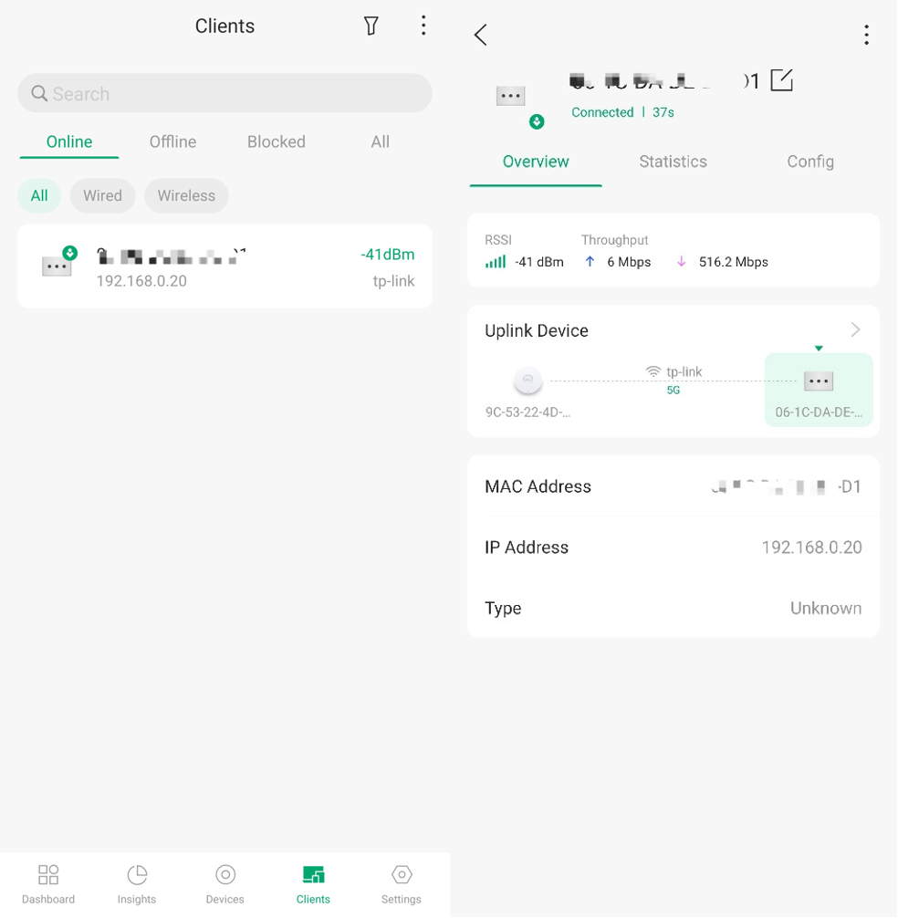 An example for a certain client.