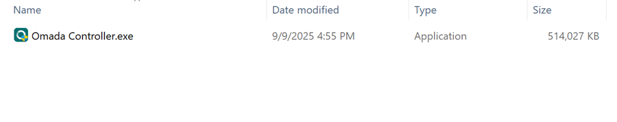 Extract the Omada Software Controller.