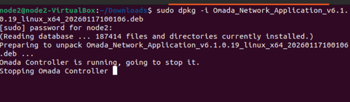 An example of command window.