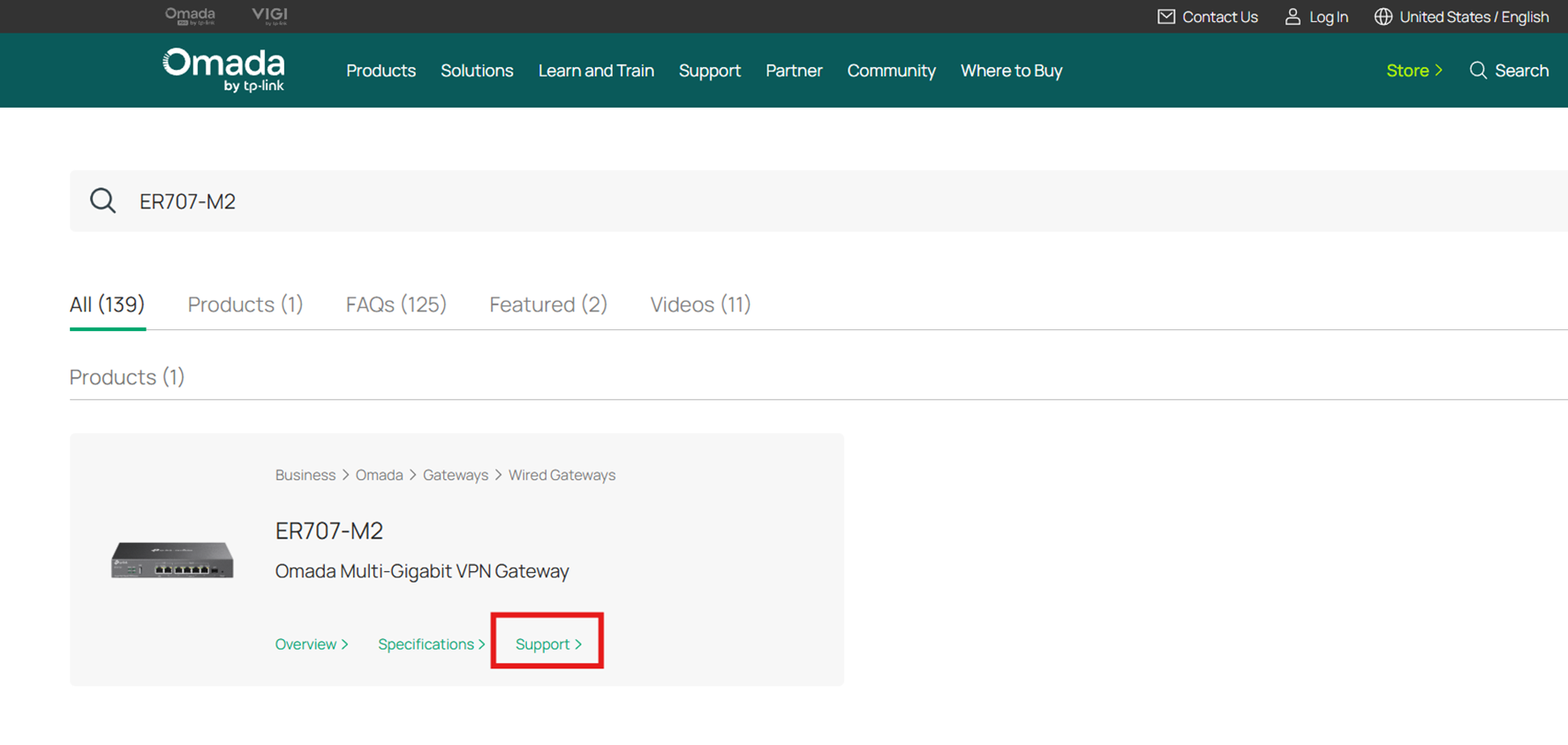 Search the gateway model and go to Support page.
