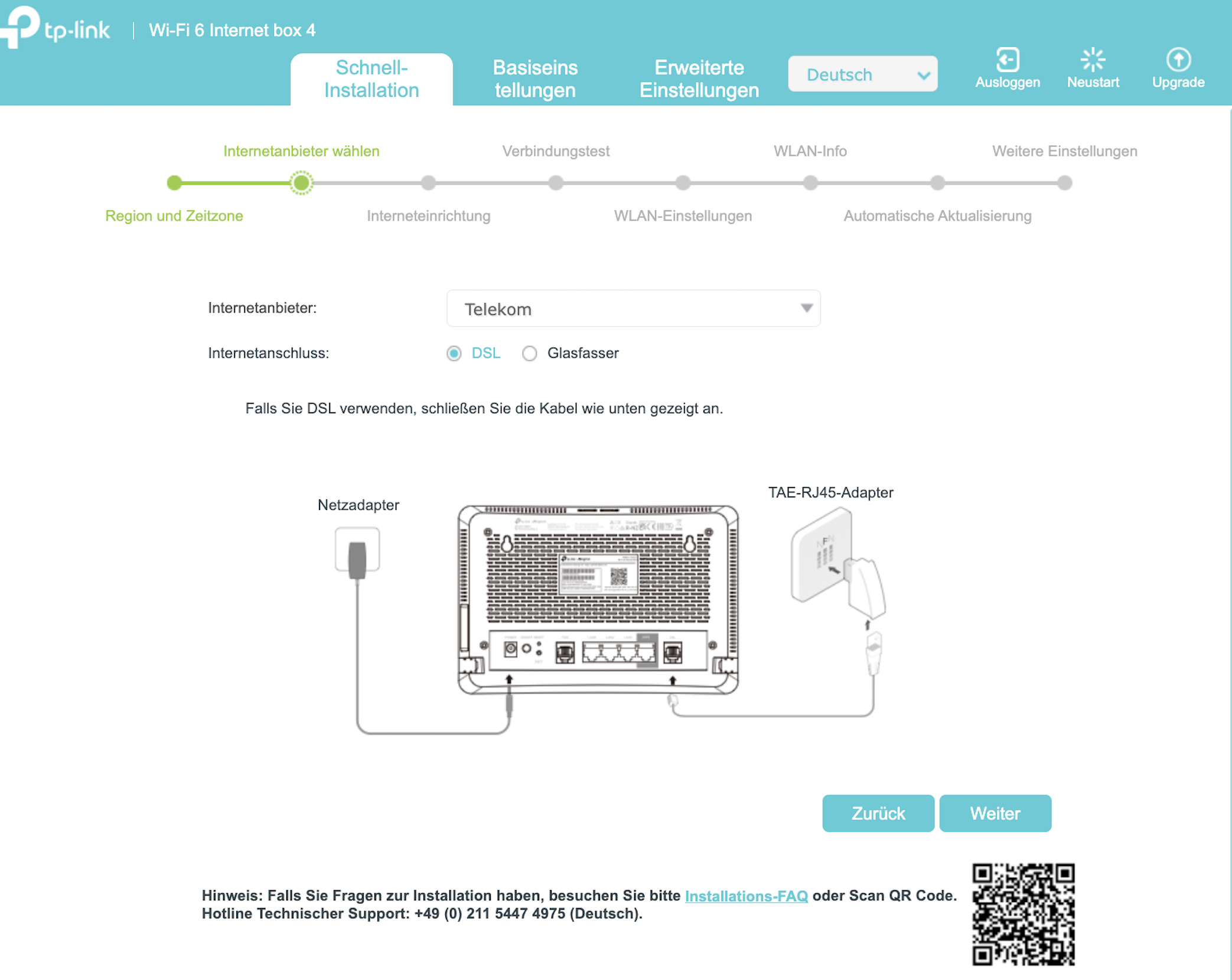 ISP-Liste für VX231v