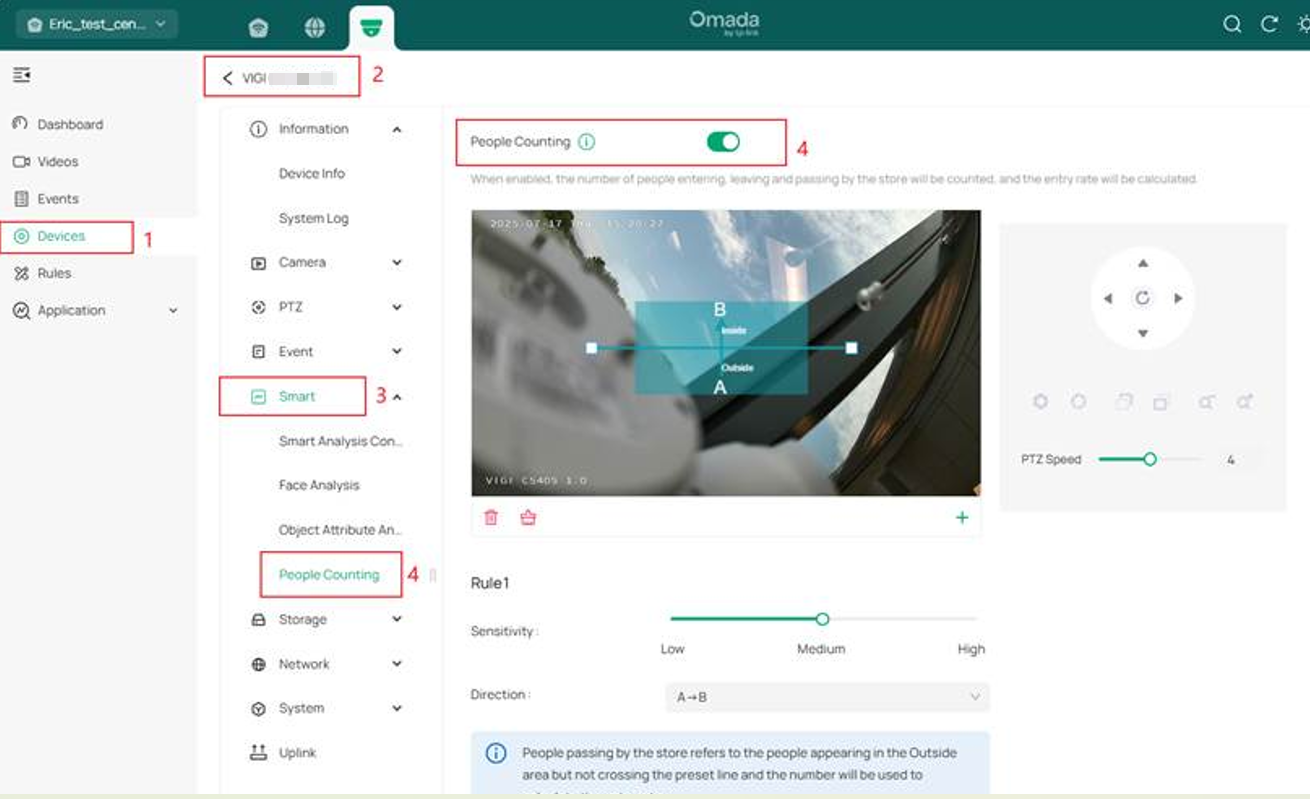 Implement People Counting feature when you have IPC only.