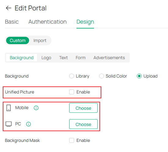 The position of Unified Picture.