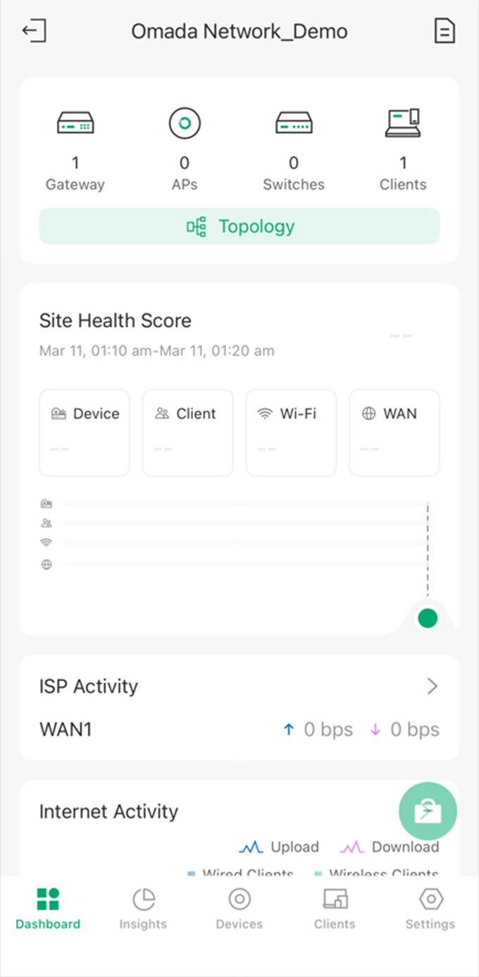 Show an example of completing the initial configuration.