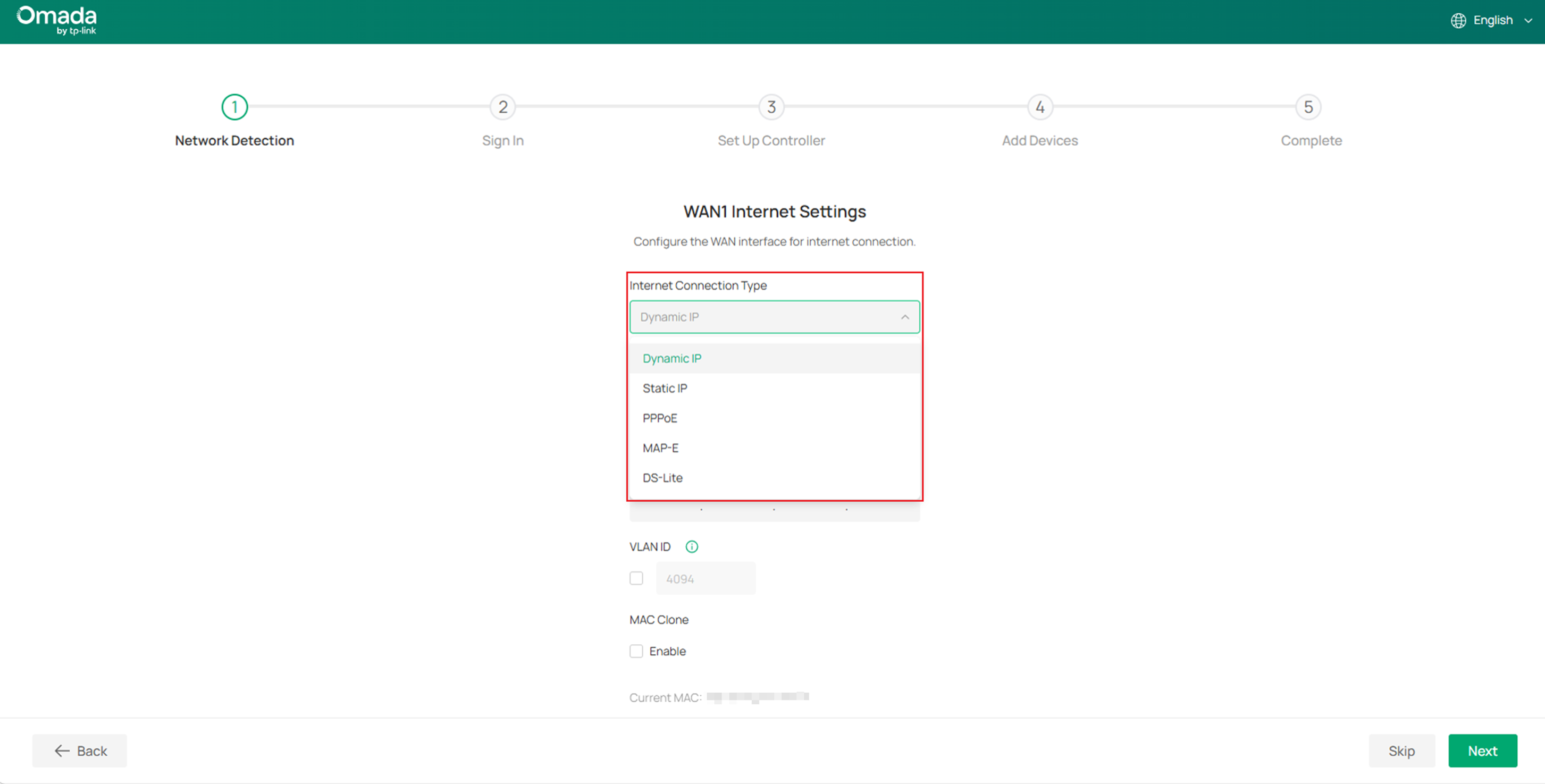 Show the dial-up methods supported by Omada Fusion Gateway.