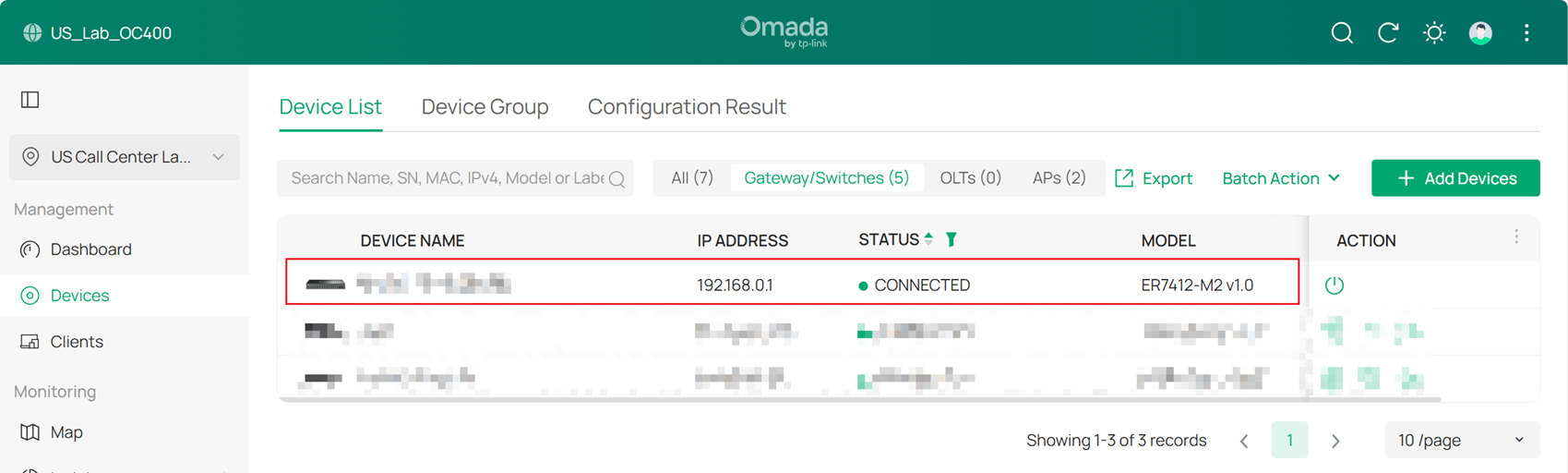 Display device status