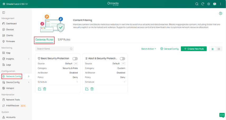 Path of Content Filtering.