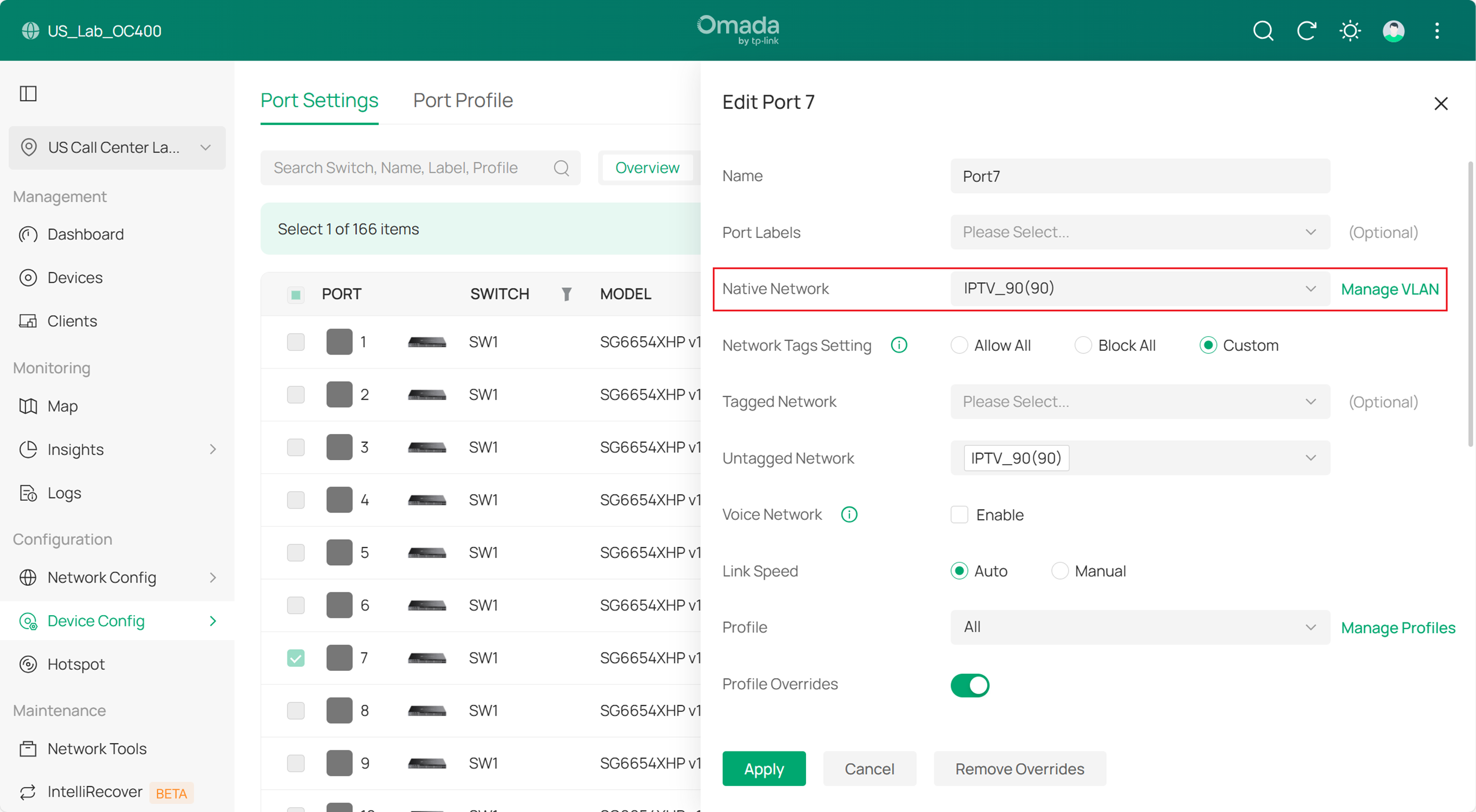 Specify the access port to multicast source.