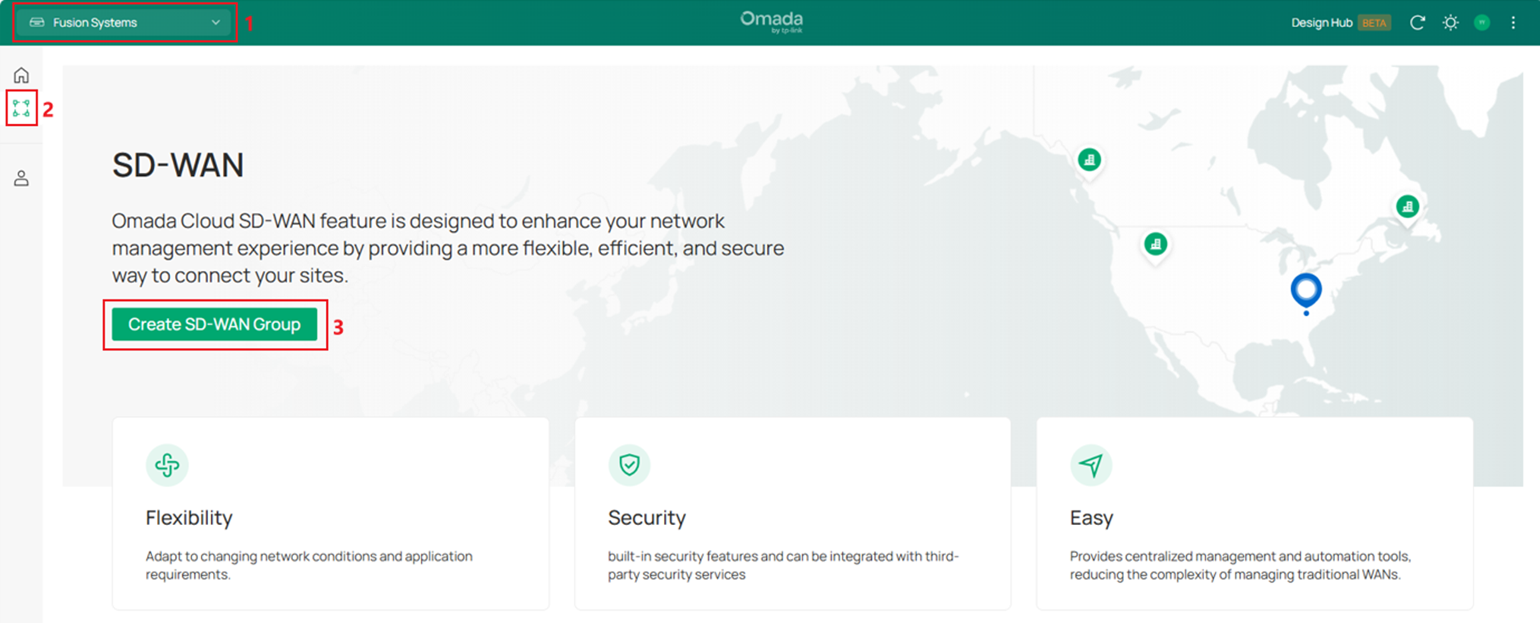 Show the SD-WAN configuration panel when first time entering.