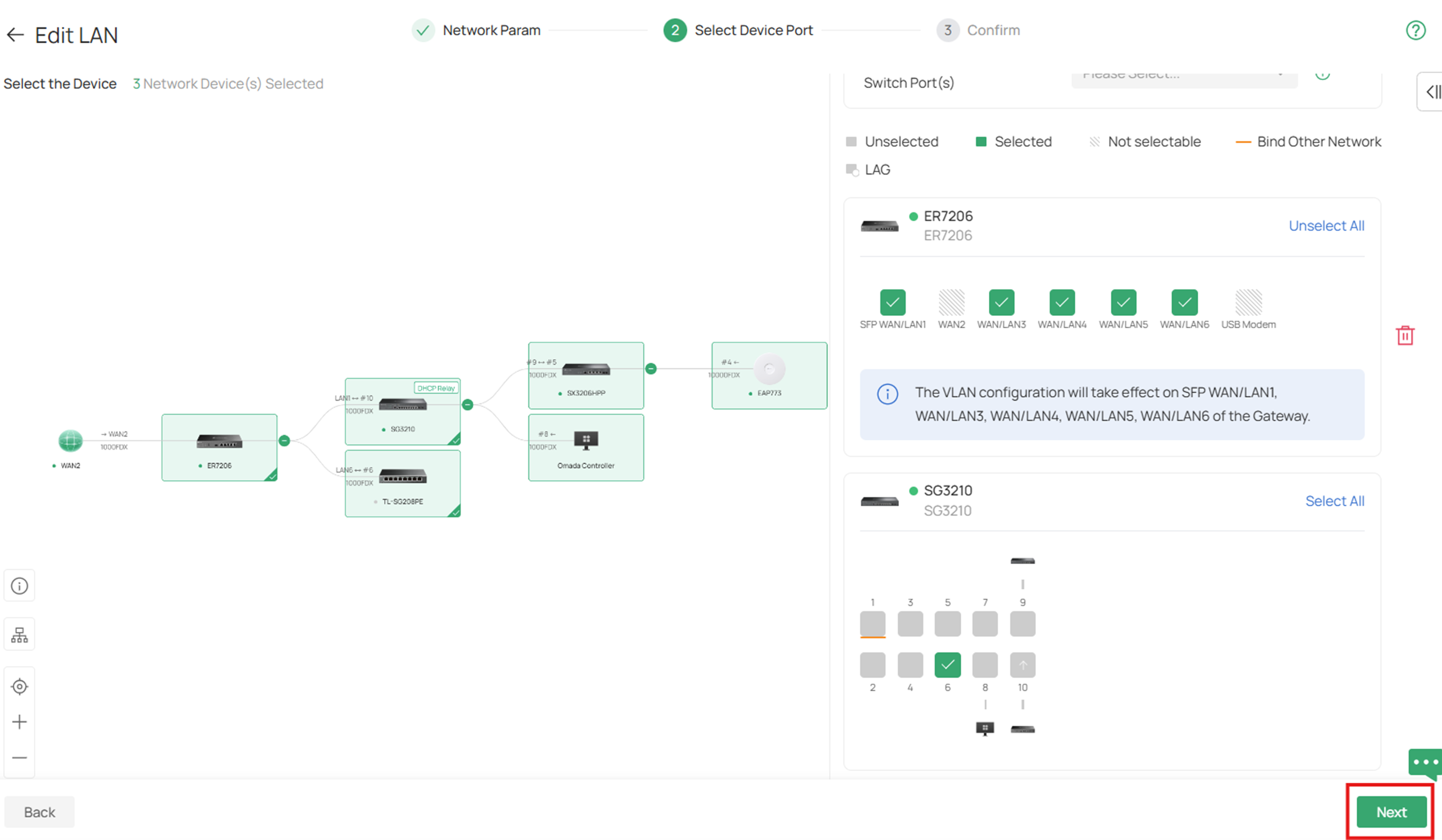 Click Next to proceed.