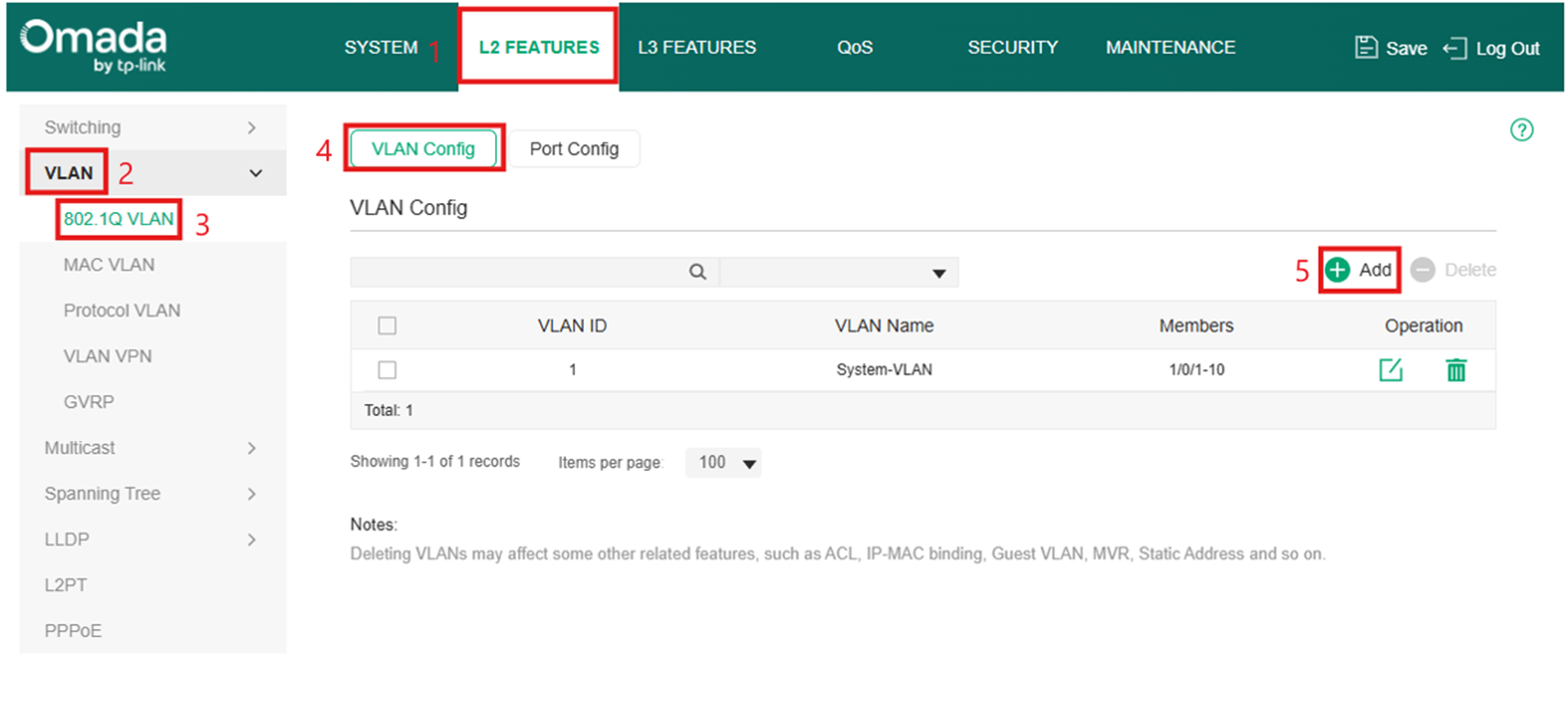 Create the VLAN associated for that DHCP server.