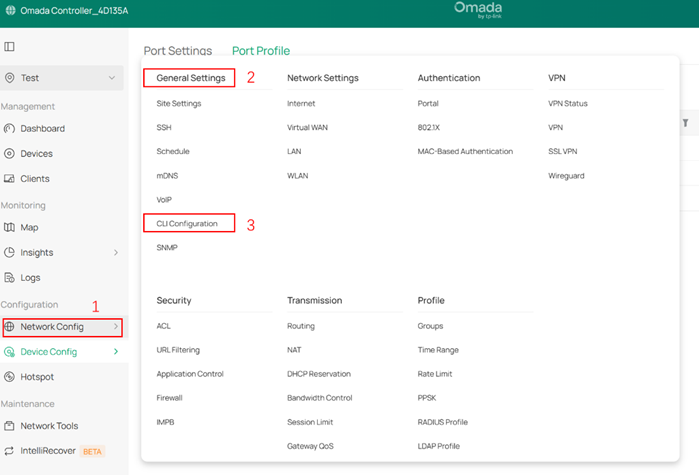 Path of CLI configuration.