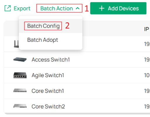 Staring batch config.