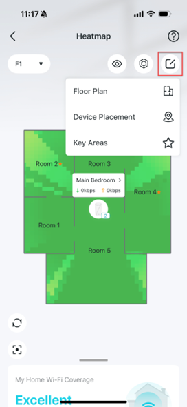 Locate the Edit icon on the heatmap.