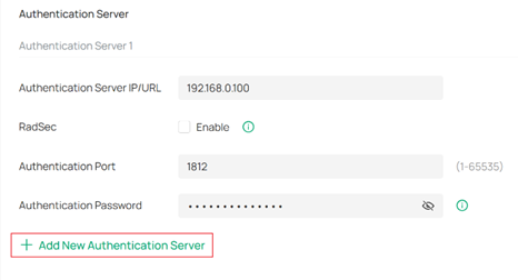 Add a new authentication server for redundancy.