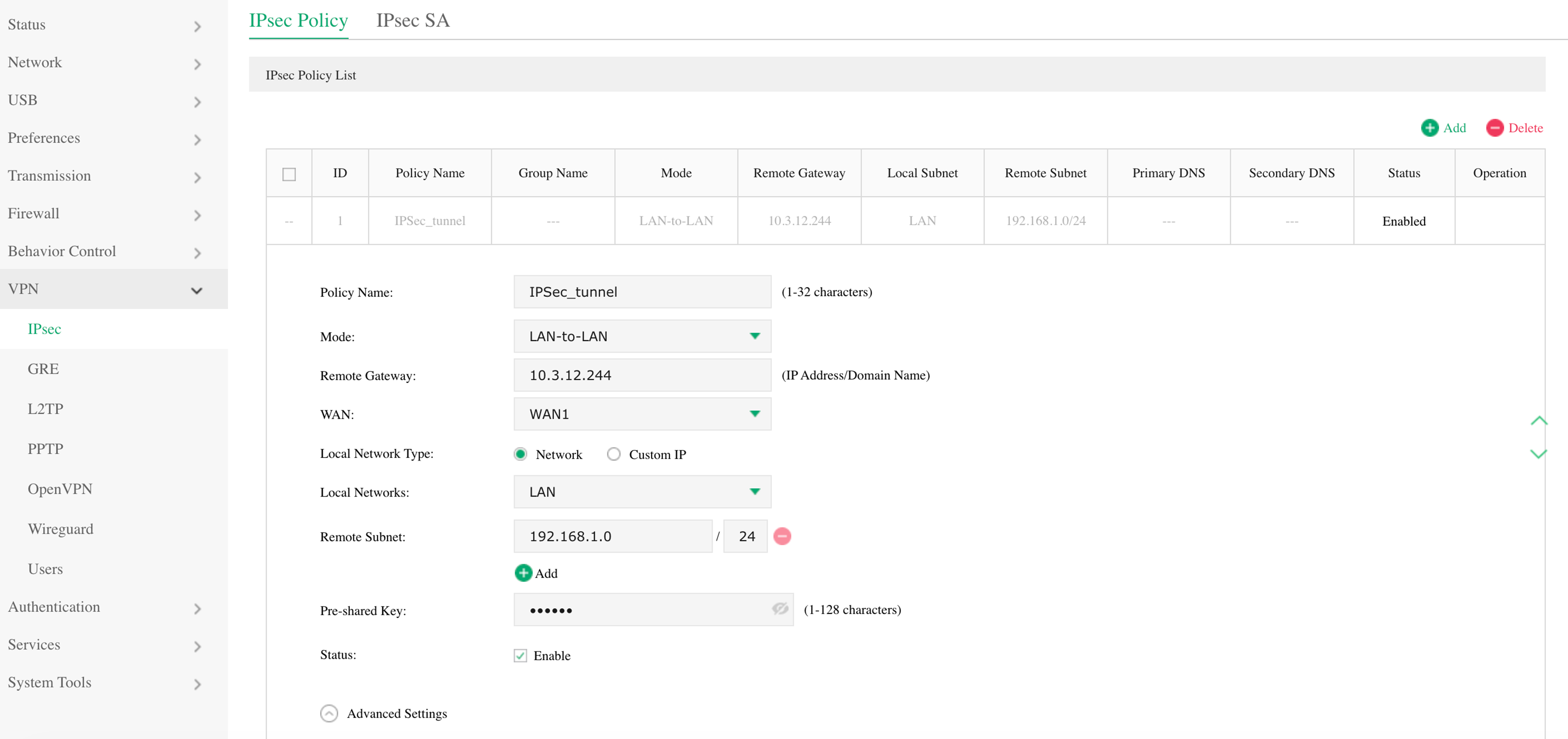 Disable DHCP server function on gateway in standalone mode.