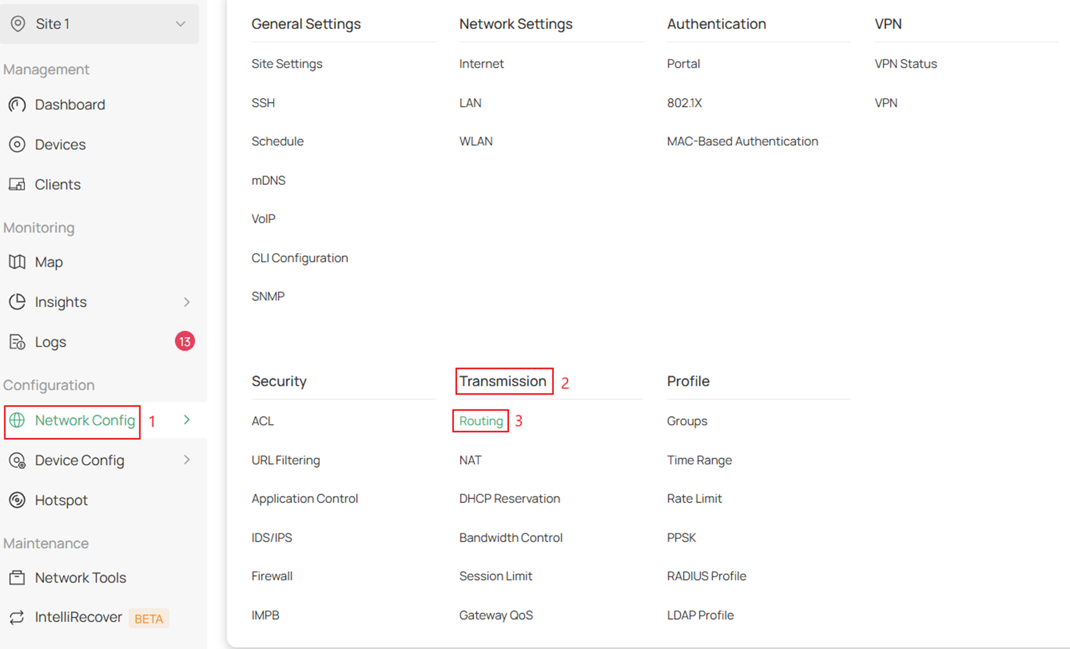 Specify allowed IP addresses under IP Subnet.