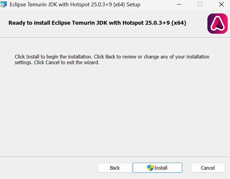 JDK installation page (3).