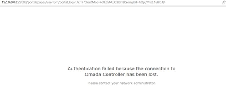 Display disconnect error message.