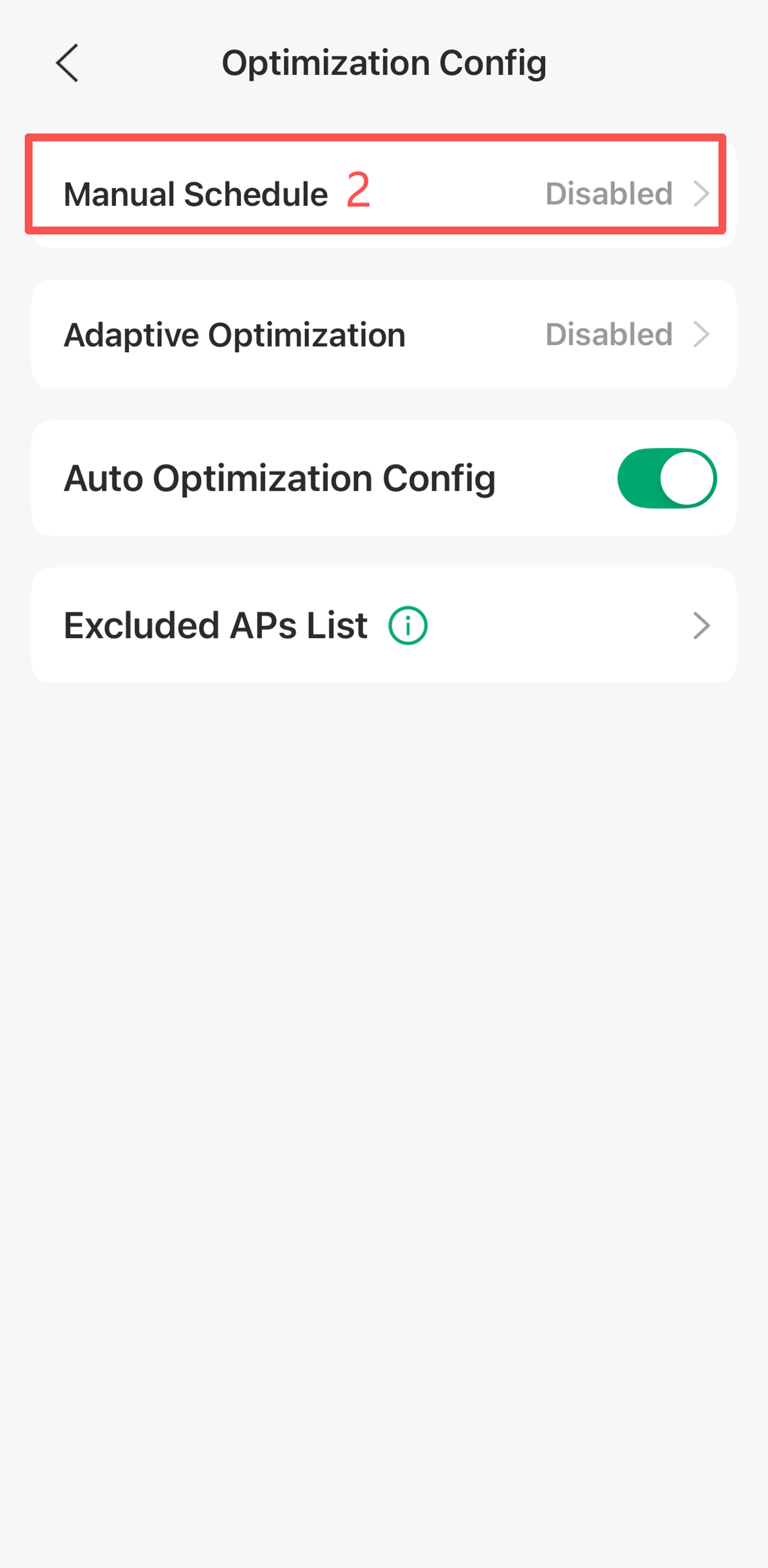 Choose Manual Schedule which is disabled in default.